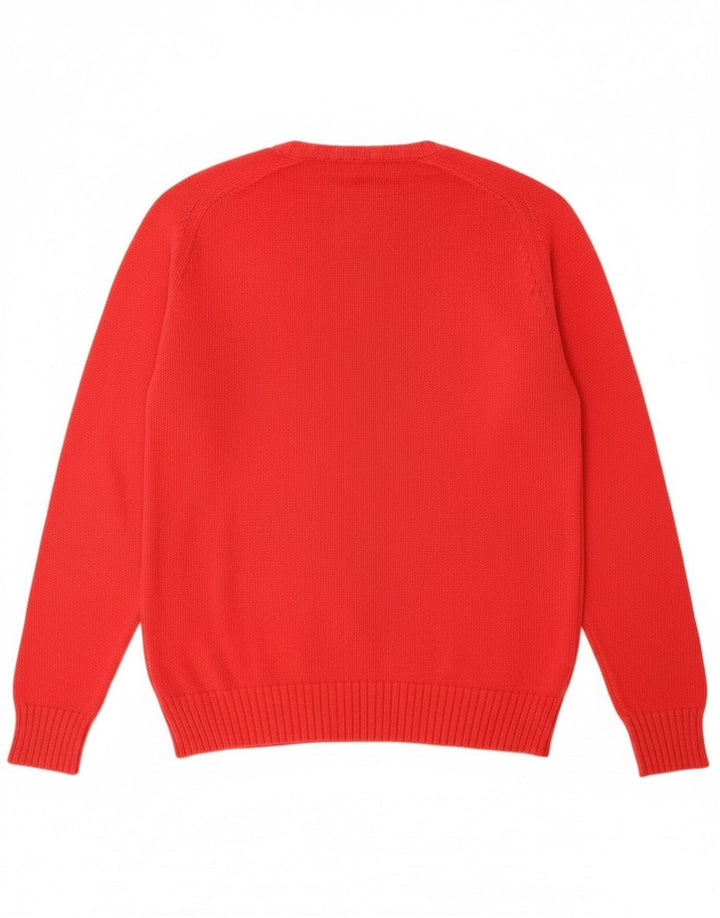 Kappa Herre V-hals sweater Medium Rød Bomuld