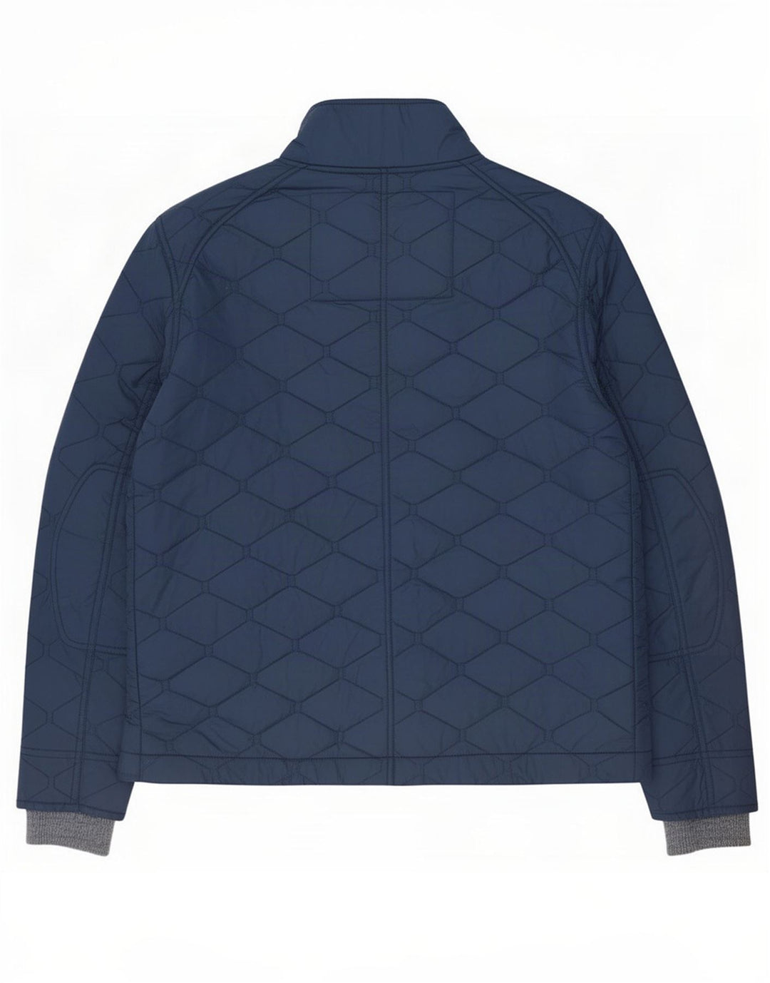 Superdry Herre quiltet jakke UK 44 2XL Navy Blue Nylon