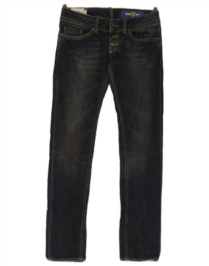 Dondup Dame Slim Jeans W30 L30 Marineblå Bomuld