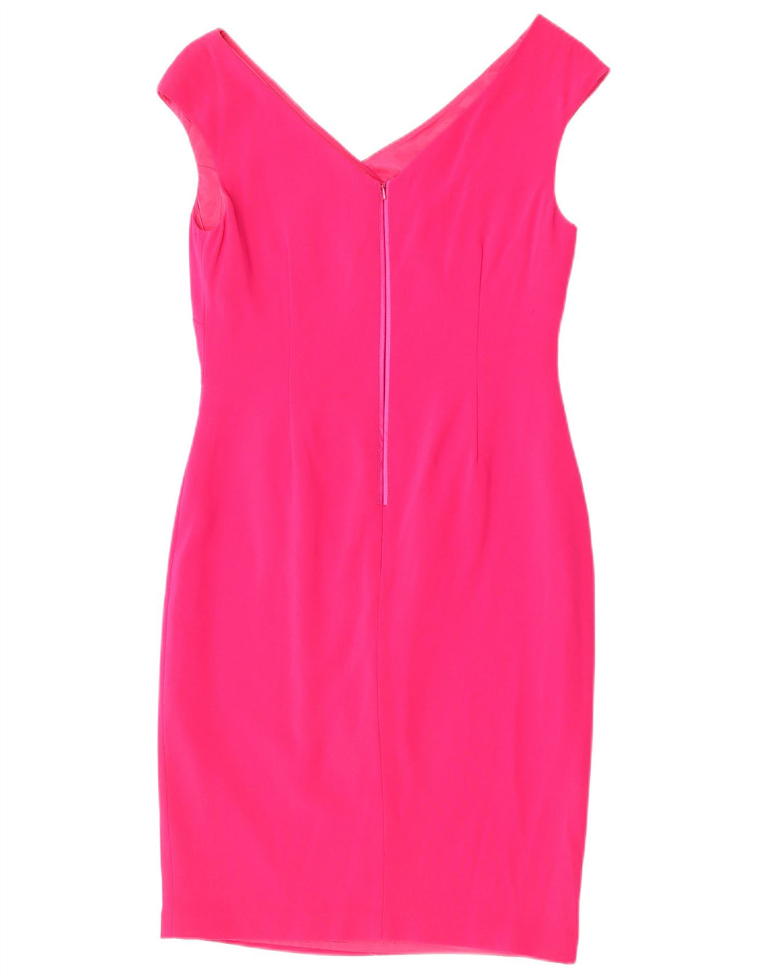 Coast Kvinders Ærmeløs Skede Kjole UK 12 Medium Pink Triacetat