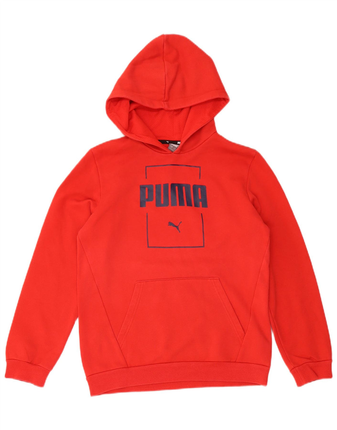 Puma drenge grafisk hættetrøje 13-14 år rød polyester