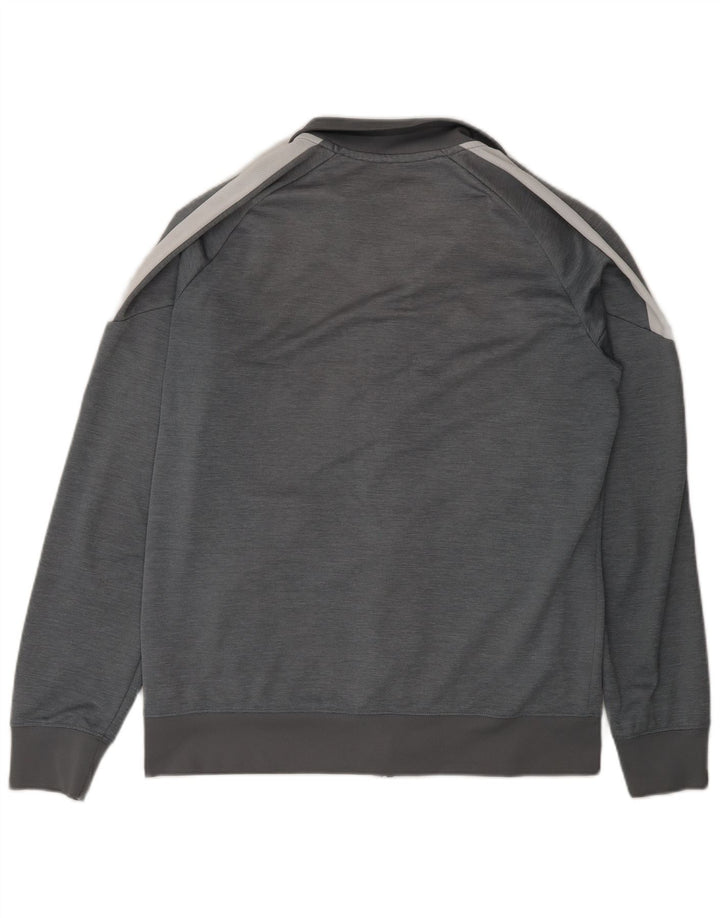 Nike Herre Dri Fit Regular Tracksuit Top Jakke Medium Grey Colourblock