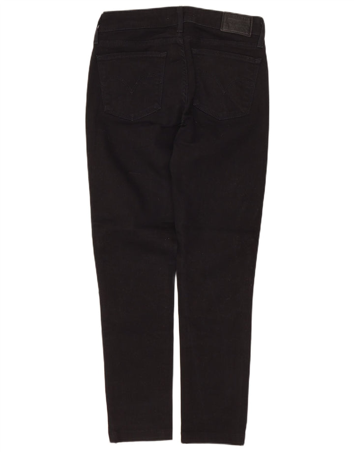 LEVI'S Dame 711 Skinny Jeans W26 L26 Sort Bomuld