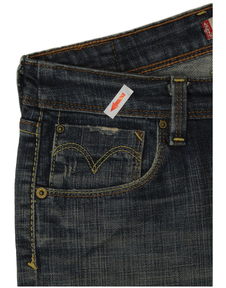 Levi's Dame 627 Straight Jeans W30 L27 Blå