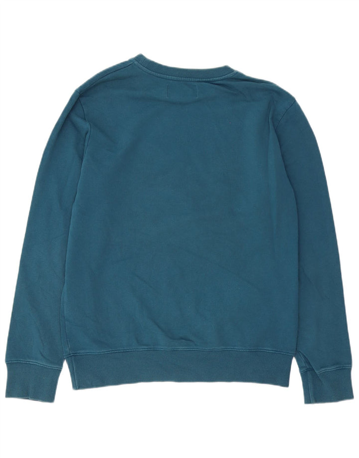 Calvin Klein Jeans Herre Grafisk Sweatshirt Jumper Medium Blå Bomuld