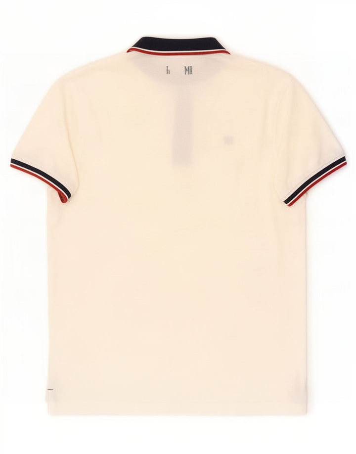 Jack & Jones herre poloshirt Medium White Colourblock