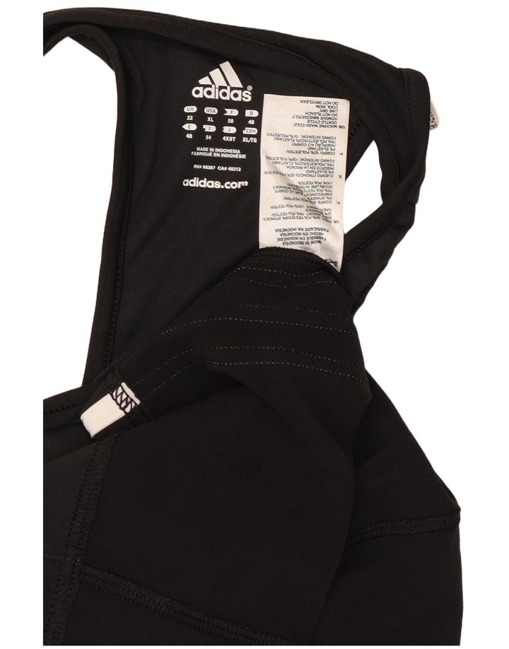 Adidas Damevest Top UK 22 3XL Sort Polyester