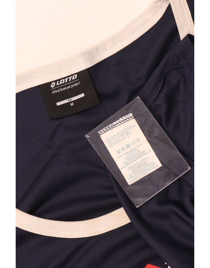 Lotto Herre Grafisk Vest Top Medium Navy Blue Polyester