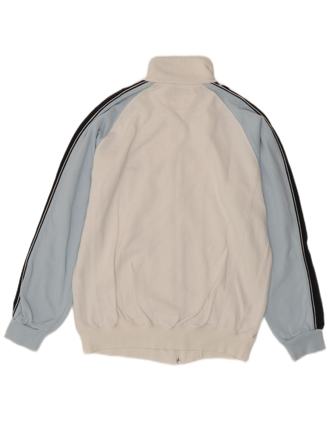 Champion Womens træningsdragt Topjakke UK 16 Large Off White Colourblock