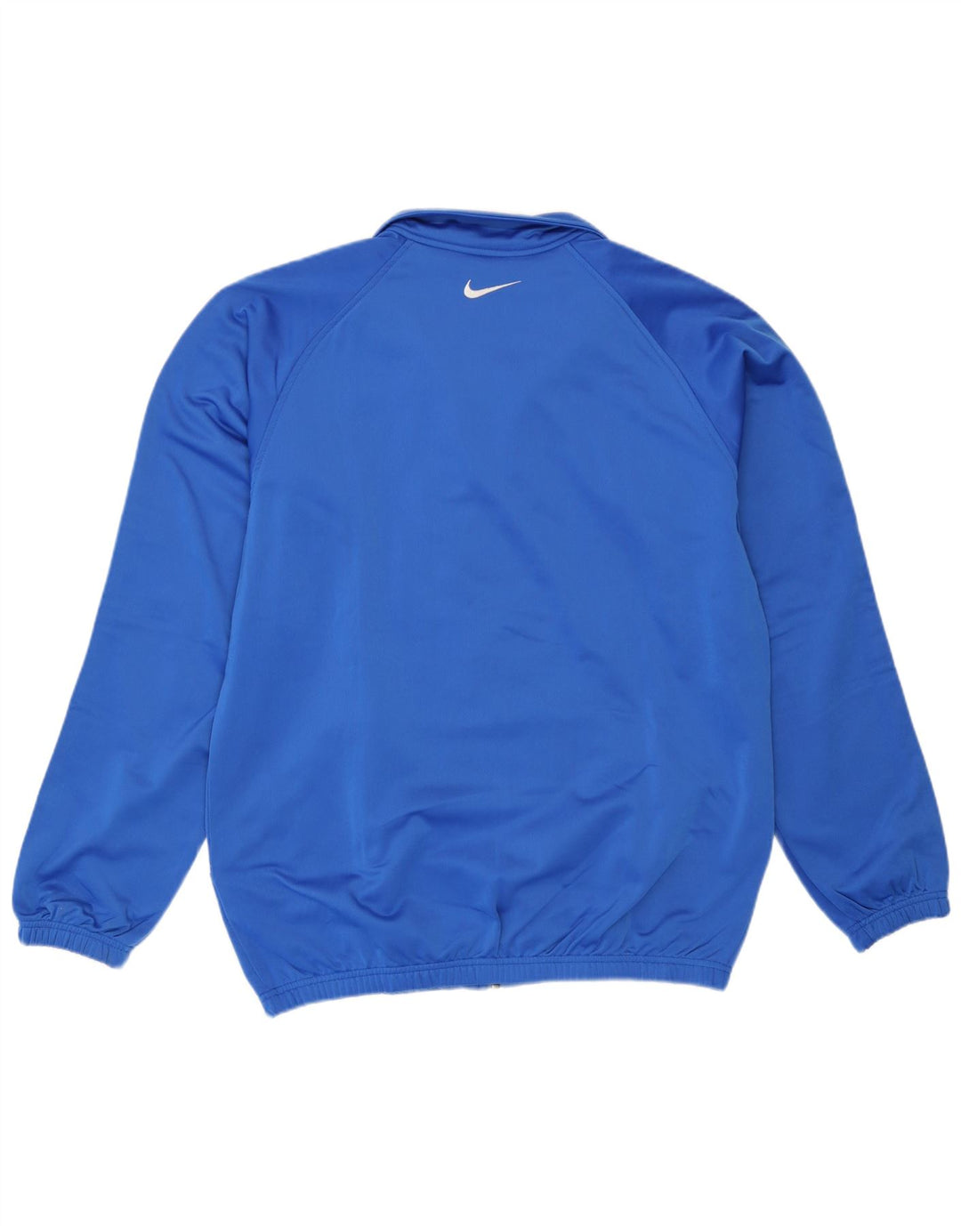Nike træningsdragt topjakke til mænd UK 38/40 Medium Blue Colourblock Polyester
