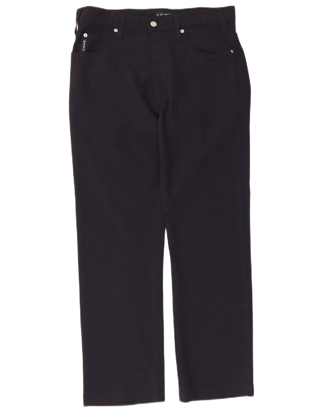 Armani Lige Casual bukser til mænd W32 L29 Marineblå polyester