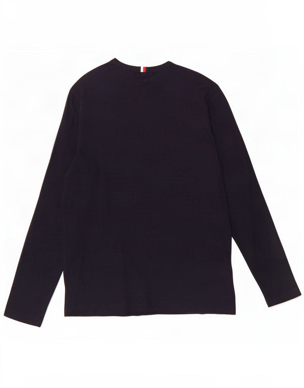 Tommy Hilfiger Herre Regular Fit Top Langærmet Large Navy Blue