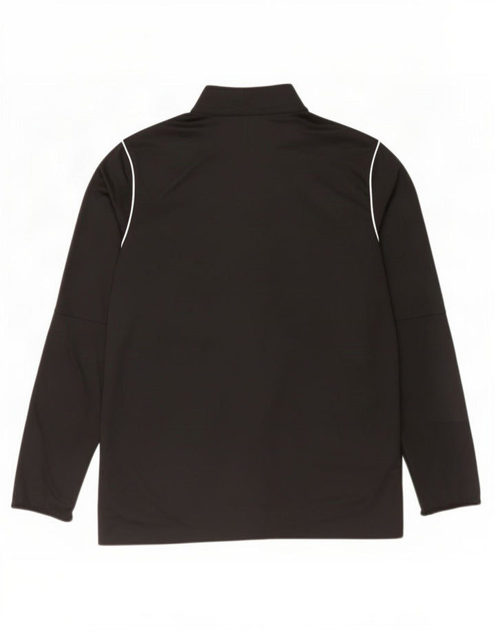 Nike Herre Dri Fit Grafisk træningsdragt Topjakke Stor sort polyester