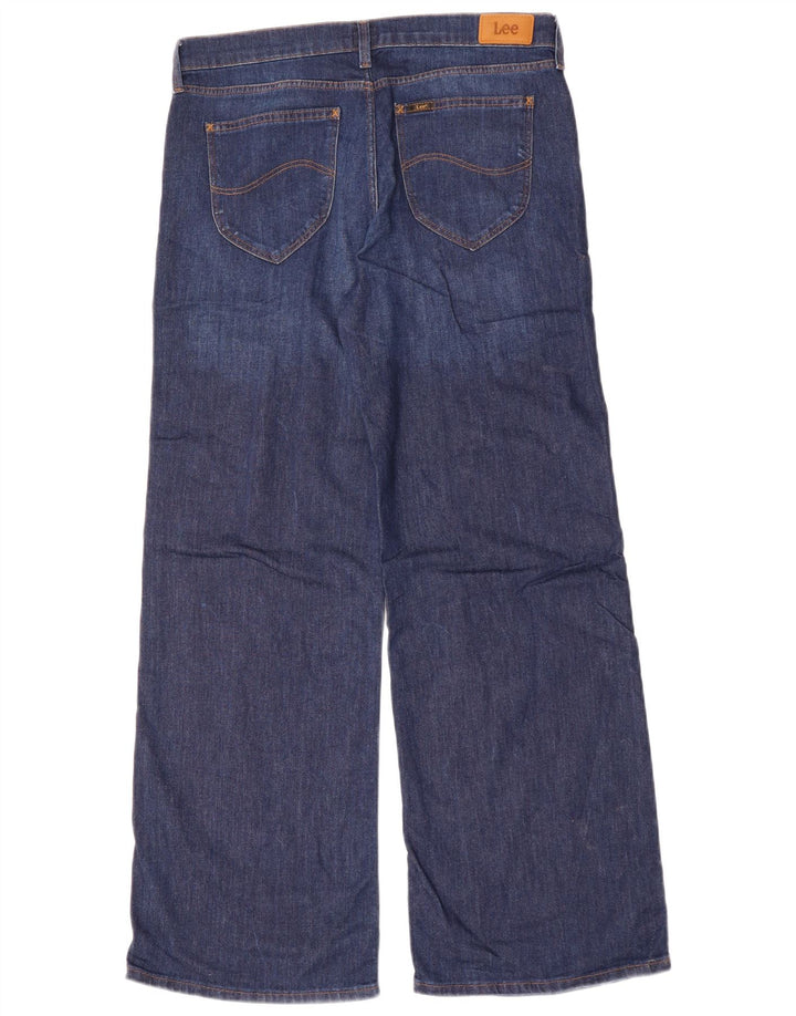 LEE Dame Aubrey Jeans med brede ben W32 L31 Marineblå Bomuld