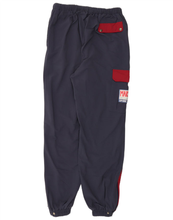 Vintage træningsdragt til mænd Joggers IT 48 Medium Navy Blue Colourblock
