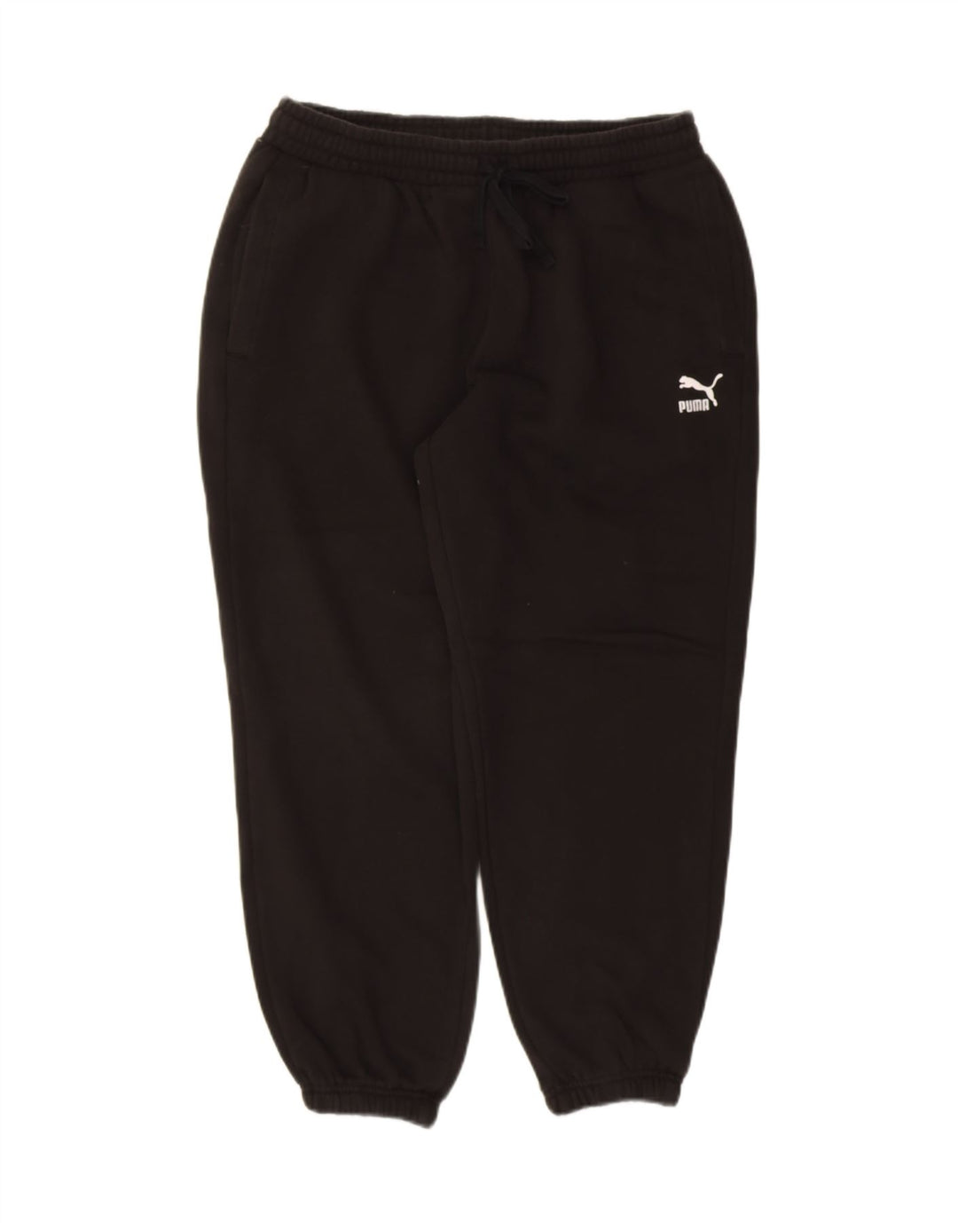 PUMA Mens Tracksuit Trousers Joggers Large  Black Cotton Vintage Puma and Second-Hand Puma from Messina Hembry 
