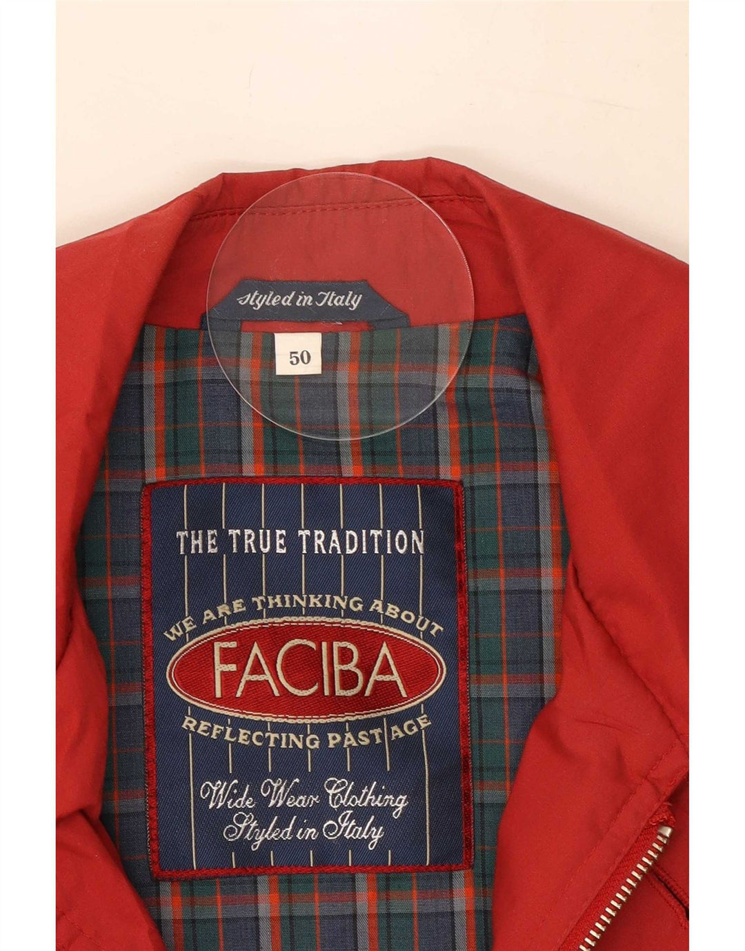 Faciba Herre Utility Jacket IT 50 Large Rød Polyester