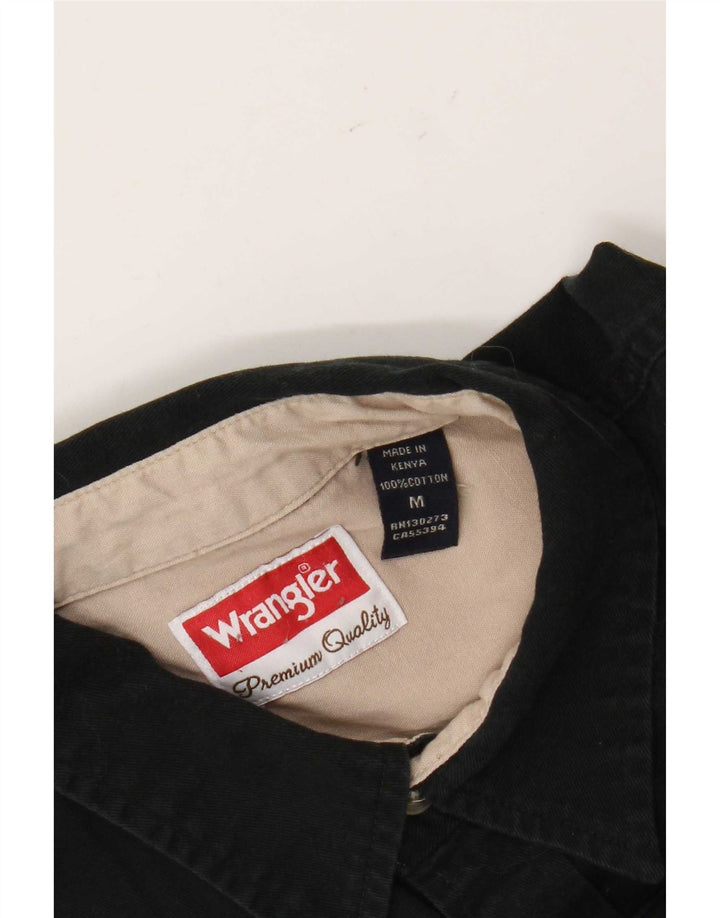 Wrangler Herreskjorte Medium Sort Bomuld