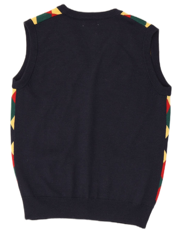 Vintage oversize cardigan sweater til kvinder US 2 XS Flerfarvet
