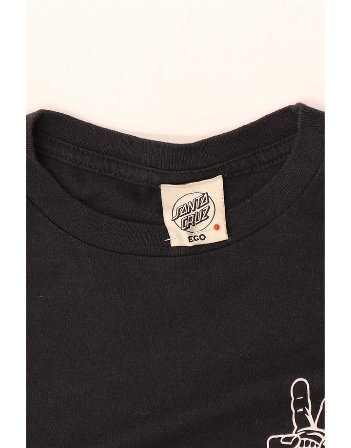 Santa Cruz Herre Eco Graphic T-Shirt Top Lille Sort