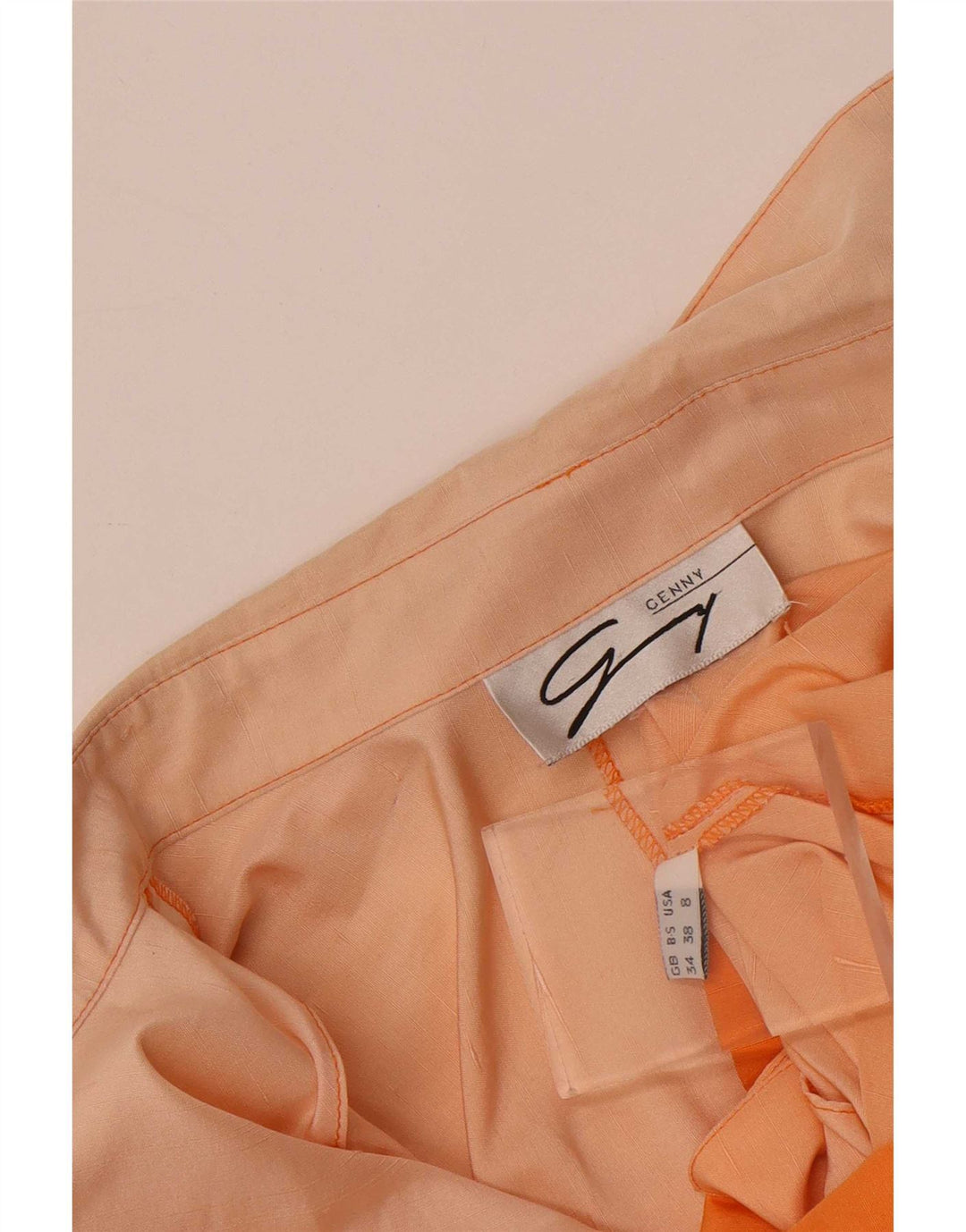 Genny skjortekjole til kvinder US 8 Medium Orange