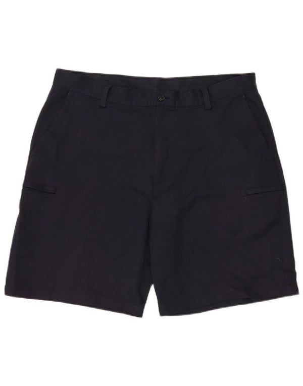 IZOD Herre Cargo Shorts W38 XL Navy Blue Polyester