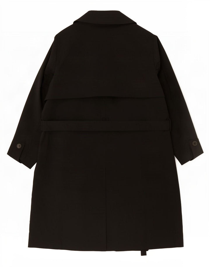 Marks & Spencer dobbeltradet trenchcoat til kvinder DK 20 2XL Sort