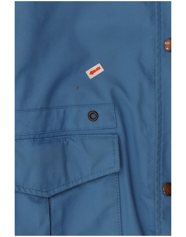 Bailo Herre Gore-Tex Regnjakke med hætte IT 46 Lille Blå Polyamid Moderne