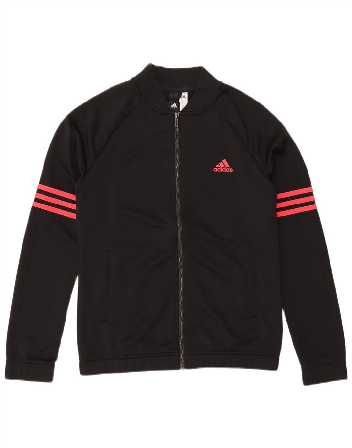 Adidas fuld træningsdragt til kvinder 12/14 medium sort polyester