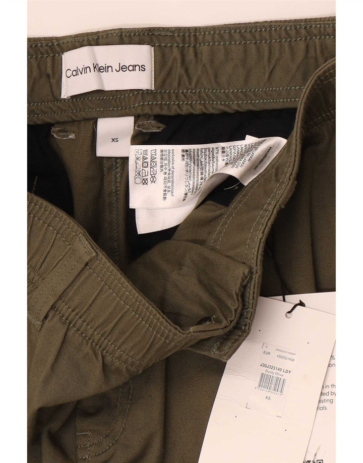 Calvin Klein Herre Cargo Shorts XS W29 Khaki Bomuld