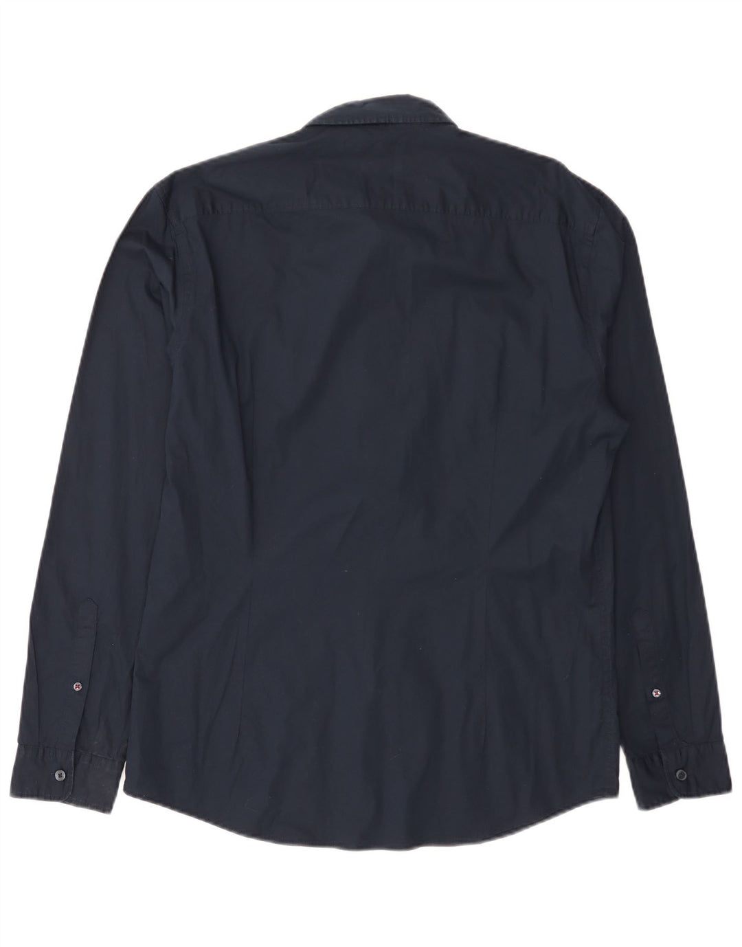 Esprit Herre Slim Fit skjorte Stor marineblå bomuld