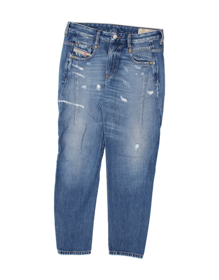 DIESEL Womens Distressed Slim Jeans W26 L26 Blue Cotton Vintage Diesel and Second-Hand Diesel from Messina Hembry 