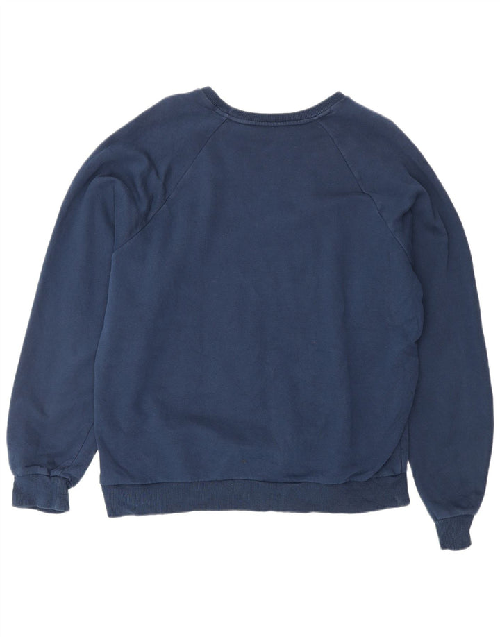 UNDER ARMOUR Dame Cold Gear Sweatshirt Jumper UK 16 Large Navy Blue