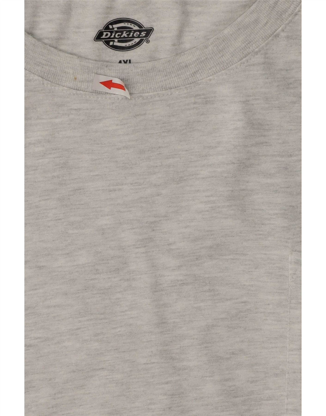 Dickies Herre T-Shirt Top 4XL Grå Flecked Bomuld