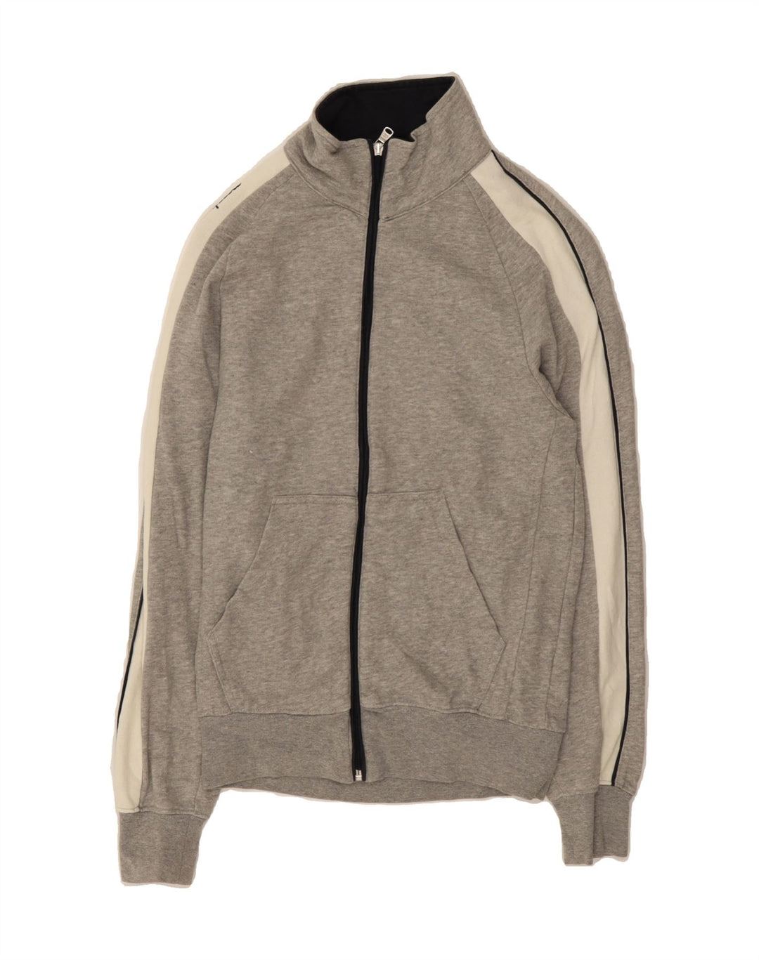 CHAMPION Mens Graphic Tracksuit Top Jacket XS Grey Colourblock Cotton Vintage Champion and Second-Hand Champion from Messina Hembry 