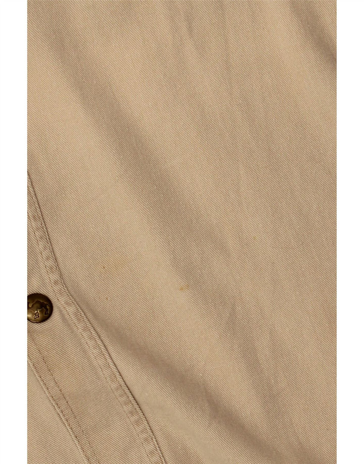 Camel Kortærmet Herreskjorte XL Beige