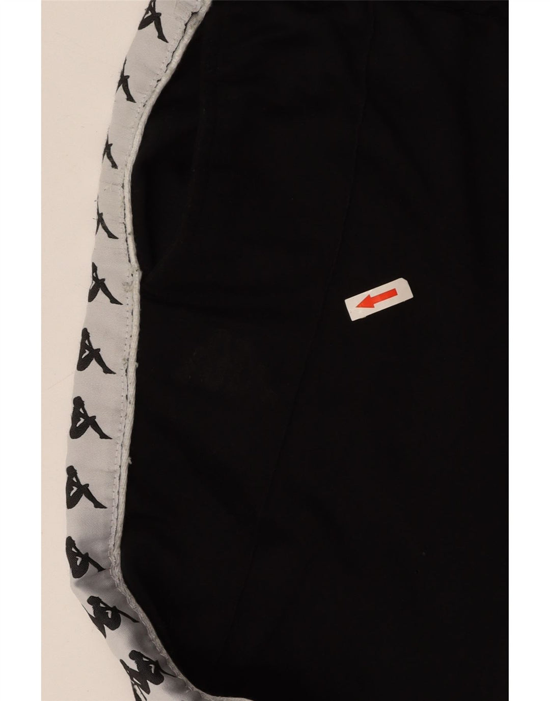 KAPPA Grafisk træningsdragtsbukser til kvinder UK 8 Small Black Colourblock