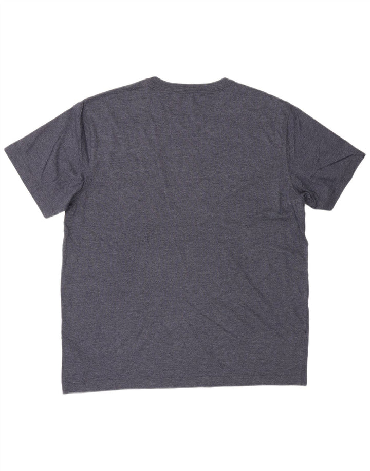 EDDIE BAUER Herre grafisk T-shirt Top Stor marineblå