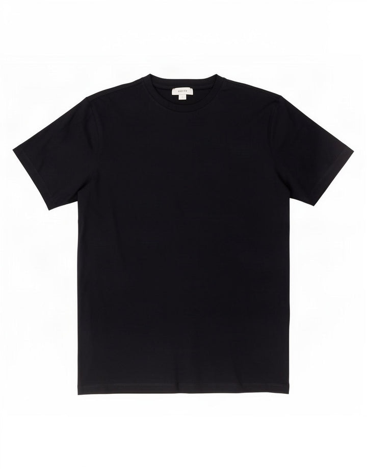 Reiss herre T-shirt top lille marineblå bomuld