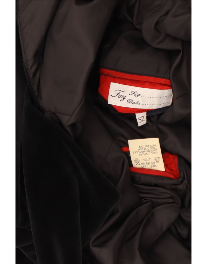 FAY Herre 3-knaps blazerjakke IT 52 XL Sort Bomuld