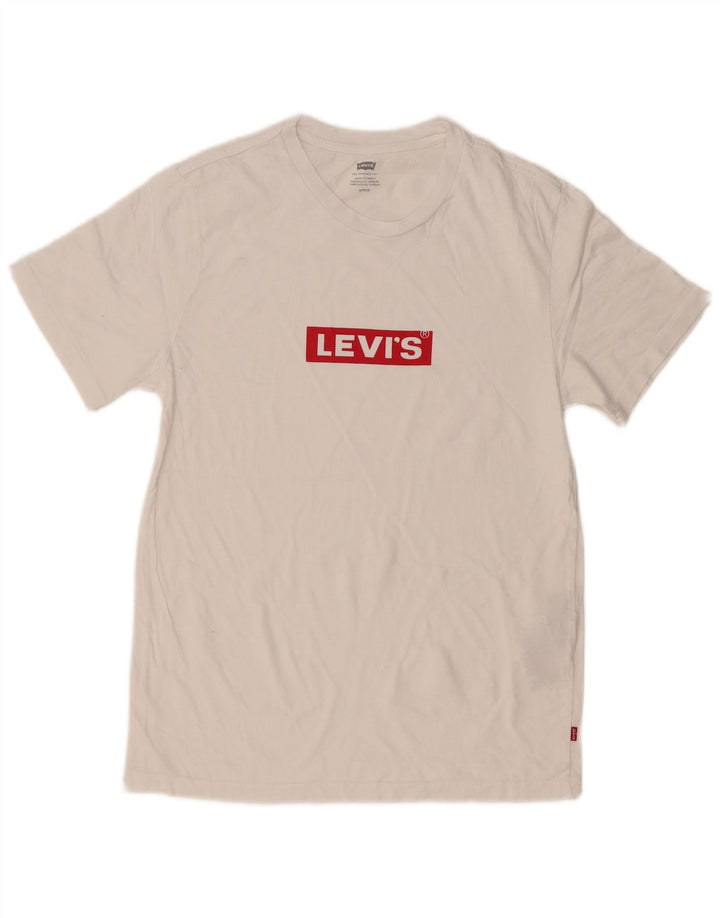 Levi's Herre grafisk T-shirt Top Lille hvid bomuld
