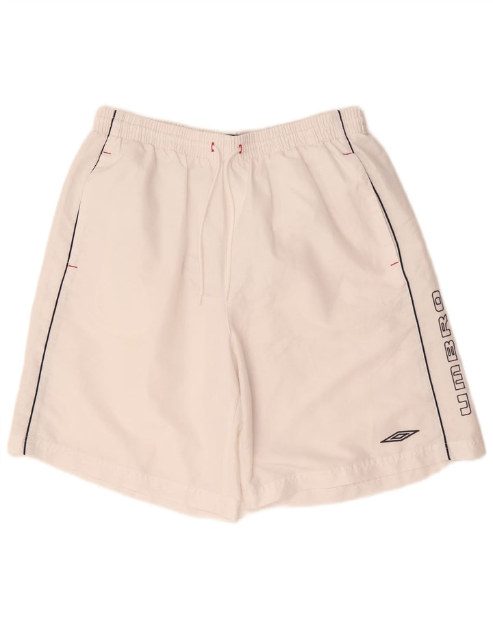 Umbro Herre Grafiske Badeshorts XL Hvid Polyester