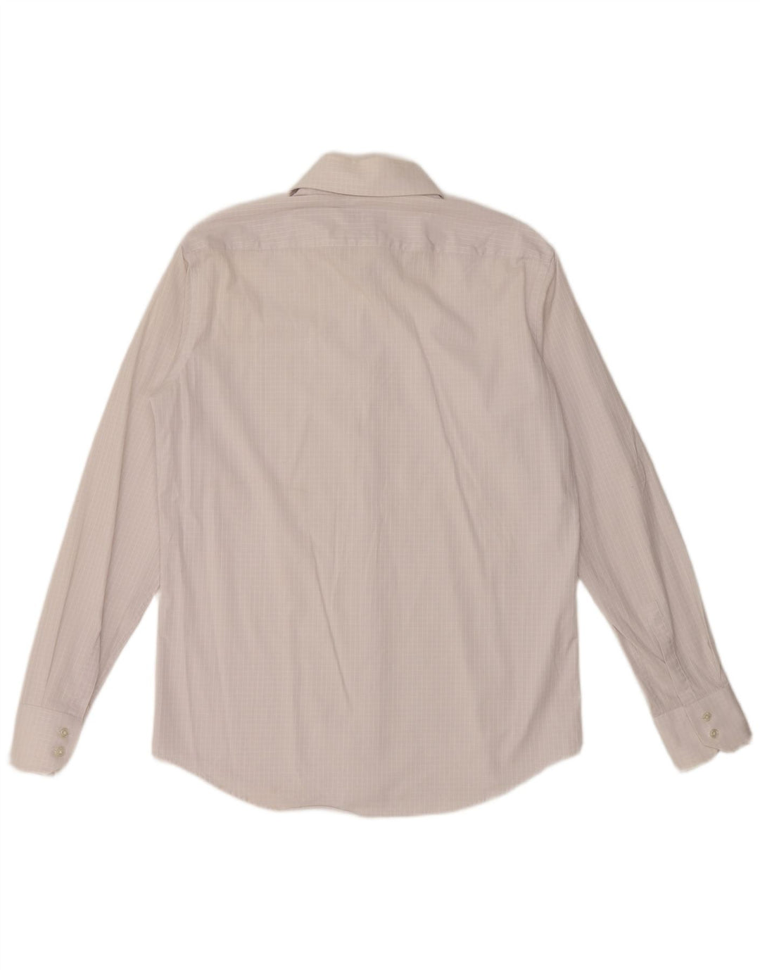 HUGO BOSS Herre Regular Fit skjorte str. 40 15 3/4 Medium White Gingham