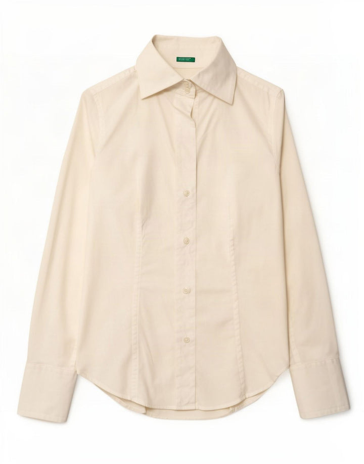 Benetton Dameskjorte UK 12 Medium White
