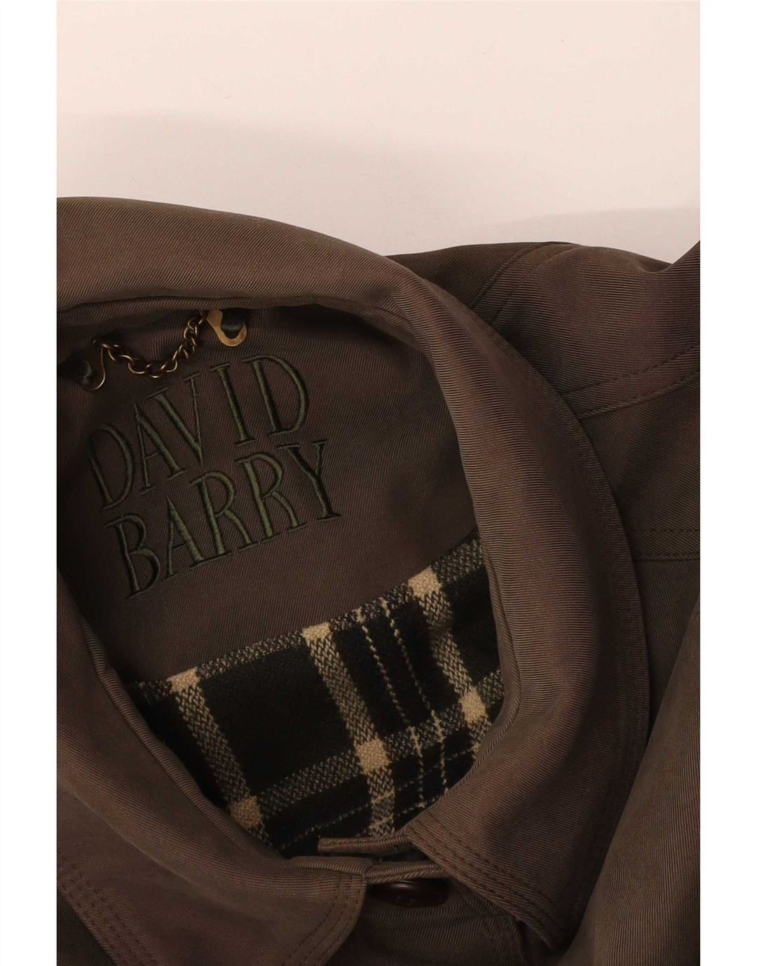 David Barry Dame Trench Coat UK 12 Medium Brun