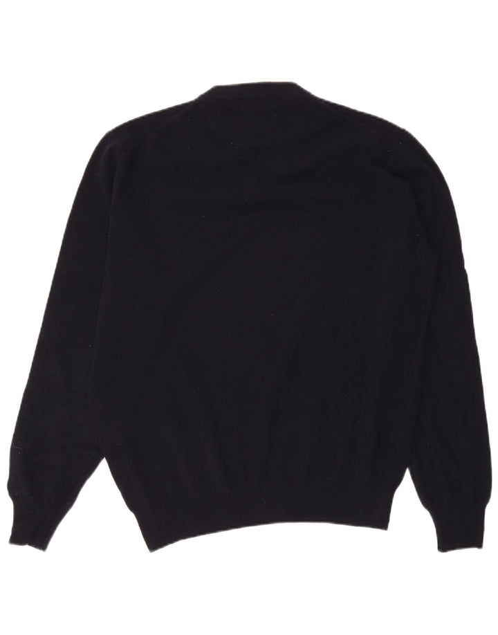 Armata Di Mare Herre V-hals sweater Stor marineblå uld