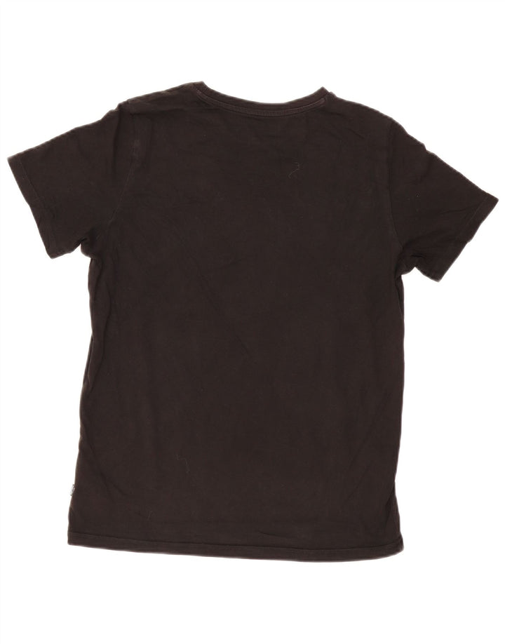 Puma Herre grafisk T-shirt top lille sort bomuld