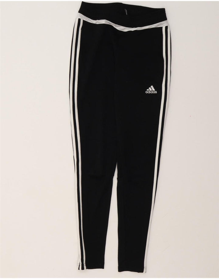ADIDAS Climacool Leggings til kvinder UK 4/6 XS sort polyester