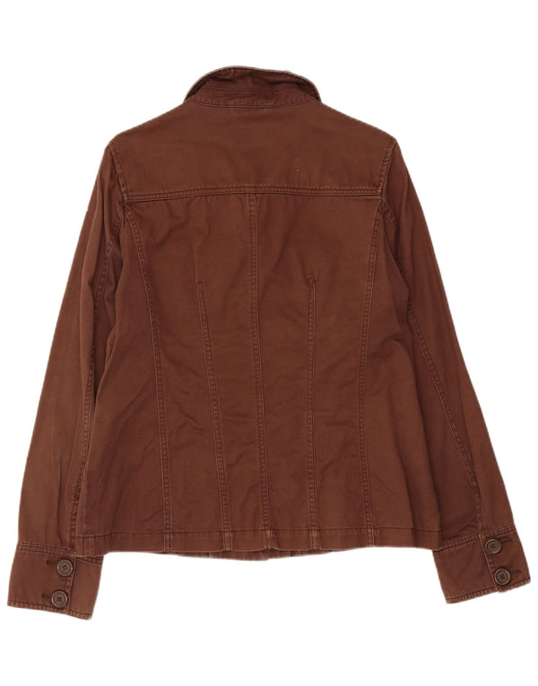 Awear Womens Utility Jacket UK 14 Medium Brown Bomuld