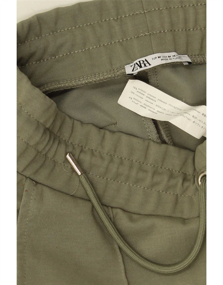 Zara Herre Sportshorts Medium Grøn Polyester
